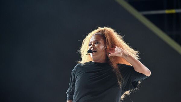 US singer Janet Jackson performs on stage during the Jeddah World music Festival on July 18, 2019, at the King Abdullah Sports City in the coastal city of Jeddah.  - Sputnik International