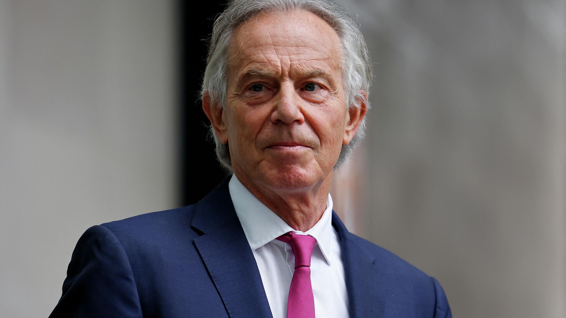 In this file photo taken on June 6, 2021, former British Prime Minister Tony Blair, leaves the BBC in central London, after appearing on the BBC political programme The Andrew Marr Show - Sputnik International, 1920, 05.01.2022