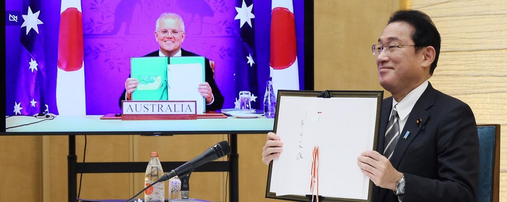 Australia, Japan Sign Defence Pact on 6 Jan 2022 - Sputnik International, 1920, 13.08.2023