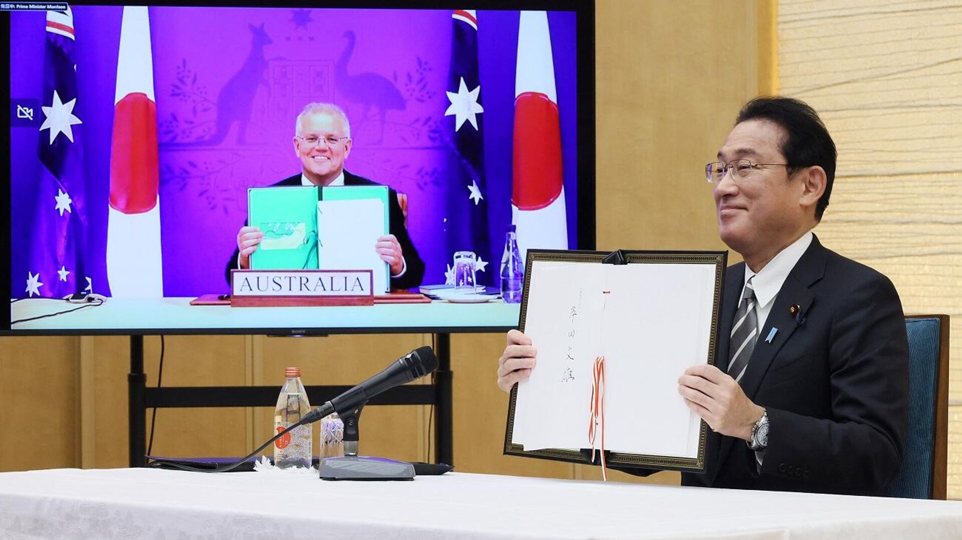 Australia, Japan Sign Defence Pact on 6 Jan 2022 - Sputnik International, 1920, 13.04.2022