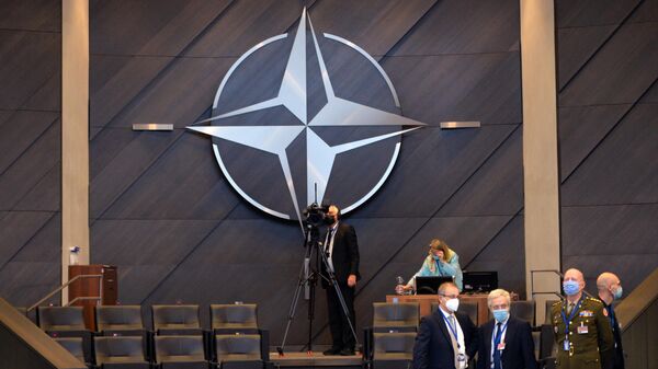 Participants are seen before the Russia - NATO talks in Brussels, Belgium - Sputnik International