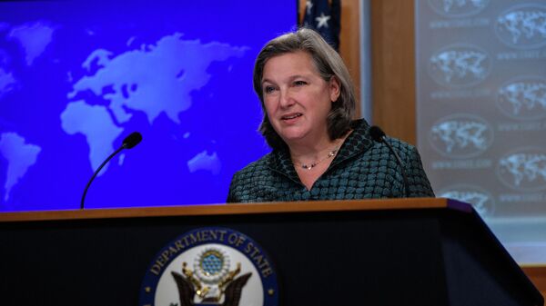US Under Secretary of State for Political Affairs Victoria Nuland speaks at a press briefing at the State Department in Washington, DC, on January 11, 2022.  - Sputnik International