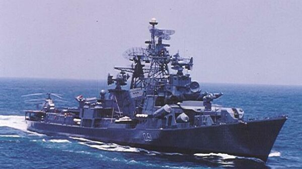 Indian Navy's Destroyer INS Ranvijay - Sputnik International