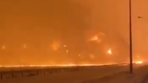 Fire in Kahramanmaras, Turkey after explosion at oil pipeline  - Sputnik International
