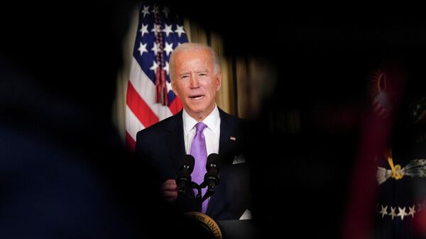 U.S. President Joe Biden speaks about his racial equity agenda at the White House in Washington, U.S., January 26, 2021. - Sputnik International