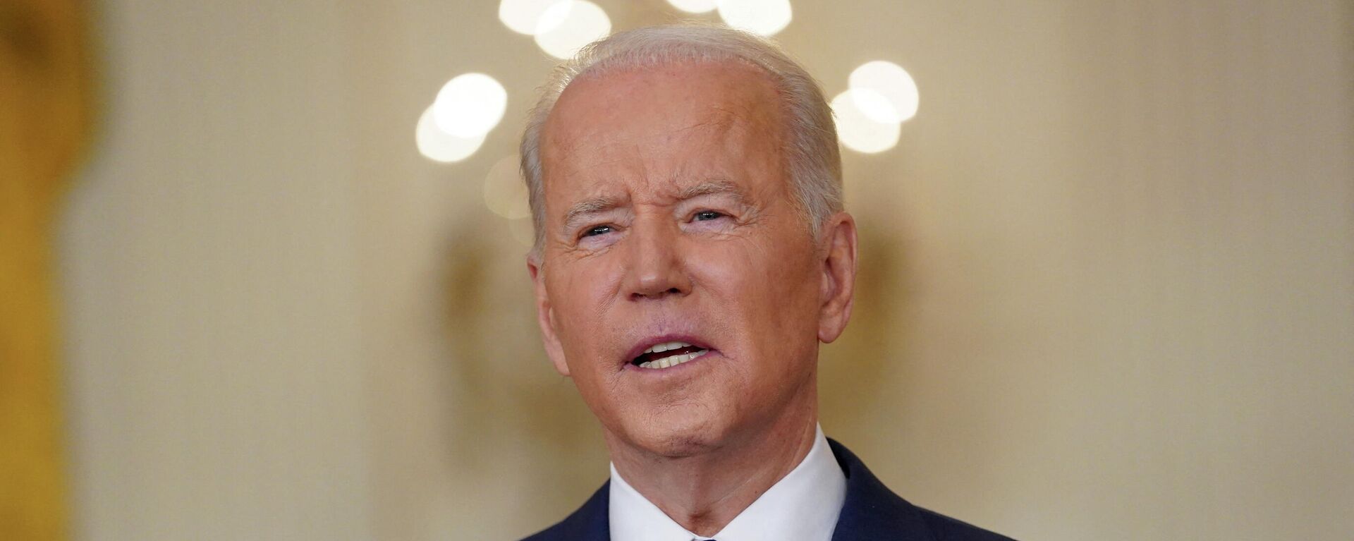 U.S. President Joe Biden holds a formal news conference in the East Room of the White House, in Washington, D.C., U.S., January 19, 2022. - Sputnik International, 1920, 19.01.2022