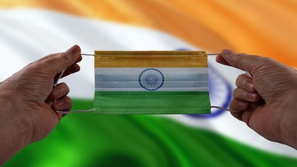   India flag mask - Sputnik International
