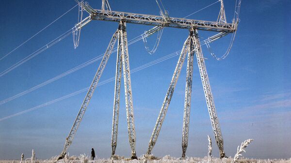 Power-transmission line of the Yermakovskaya state regional power plant. Kazakhstan - Sputnik International
