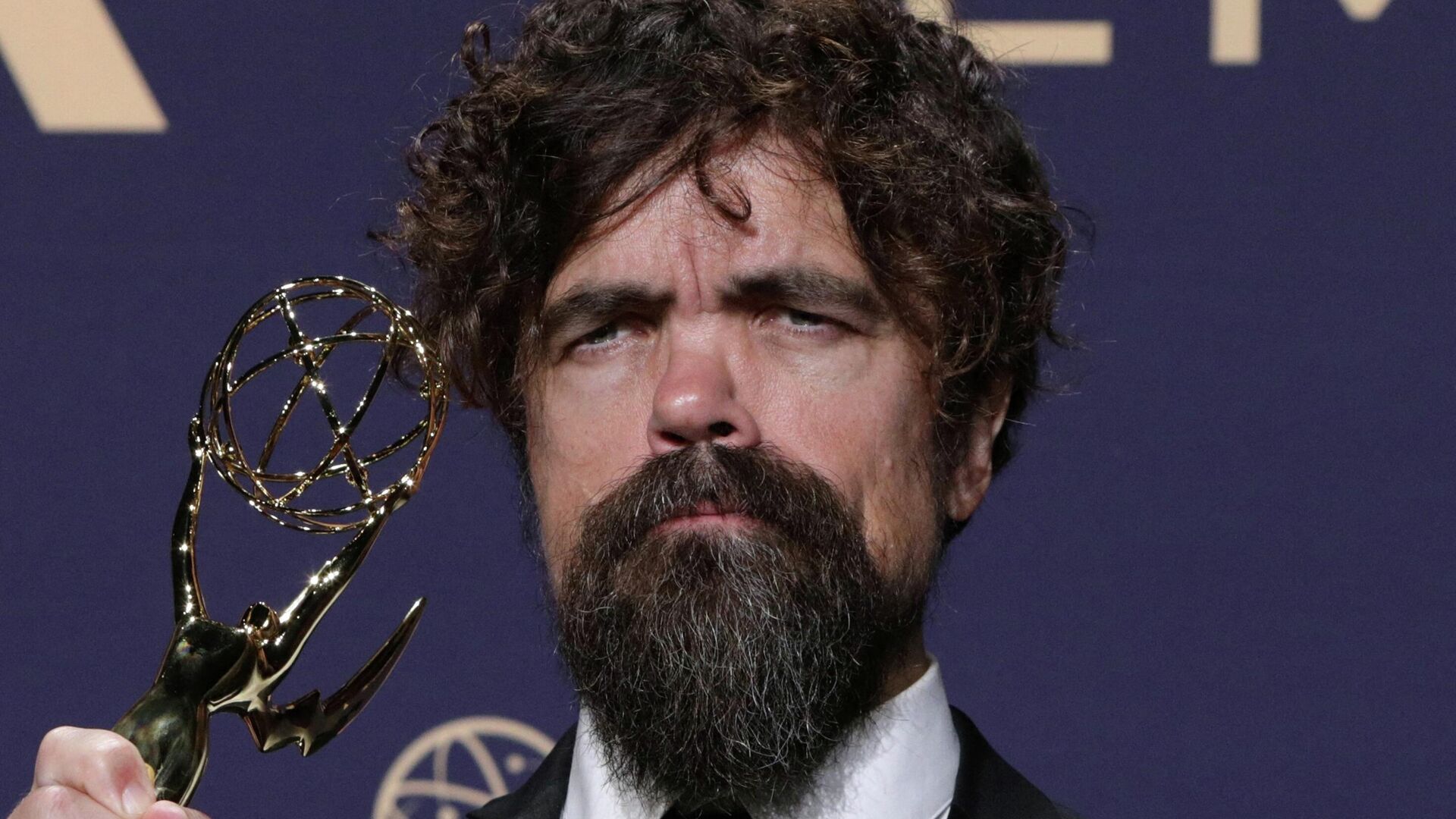71st Primetime Emmy Awards - Photo Room – Los Angeles, California, U.S., September 22, 2019 - Peter Dinklage poses backstage with his Outstanding Supporting Actor in a Drama Series for Game of Thrones. - Sputnik International, 1920, 26.01.2022
