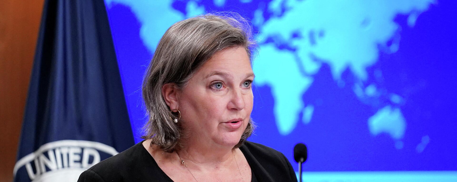 U.S. State Department Under Secretary for Public Affairs Victoria Nuland speaks during a briefing at the State Department in Washington, U.S., January 27, 2022 - Sputnik International, 1920, 27.01.2022