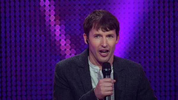 British musician James Blunt addresses the 2014 Echo Music Awards in Berlin, on Thursday, 27 March 2014. The German music awards are held every year by the German Phono academy with prizes in 27 categories. - Sputnik International