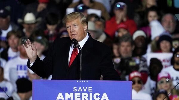 Donald Trump holds a rally in Conroe, Texas - Sputnik International