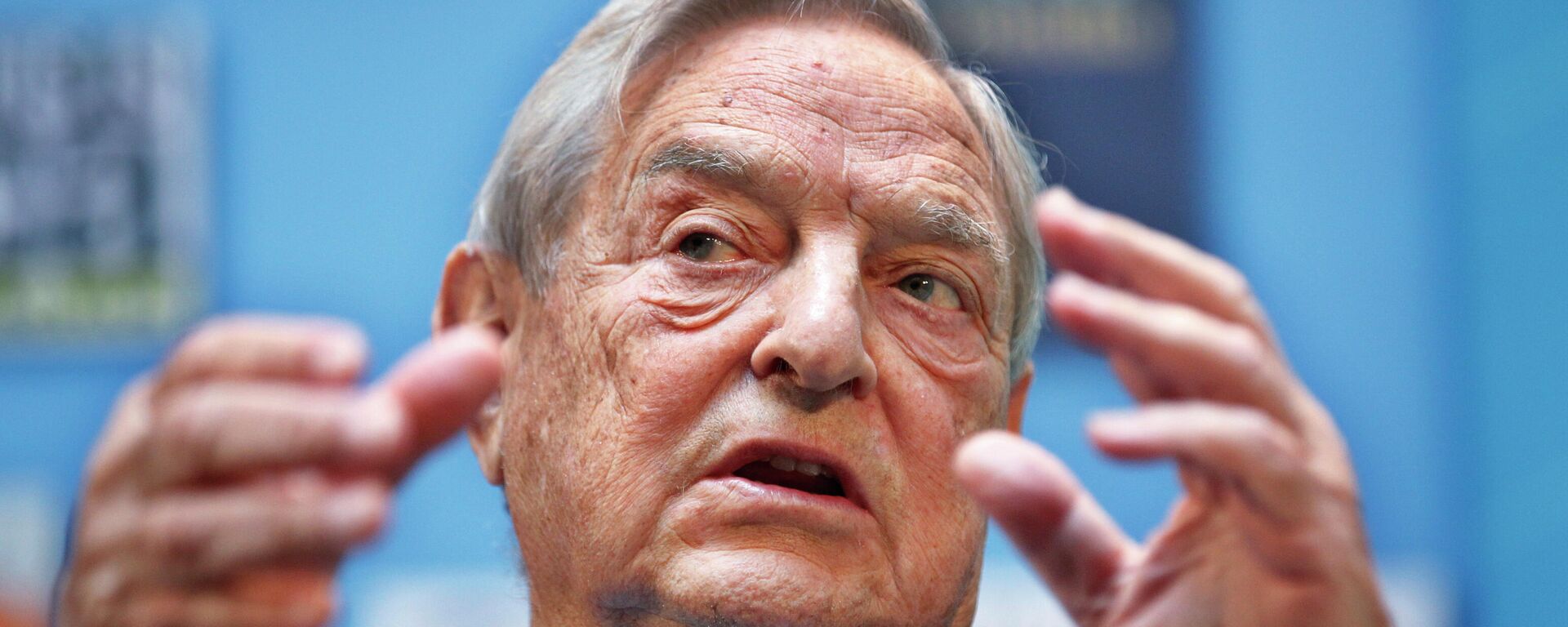 FILE - In this Sept. 24, 2011, file photo, George Soros speaks during a forum at the IMF/World Bank annual meetings in Washington. The AP reported on May 26, 2017 - Sputnik International, 1920, 27.02.2022
