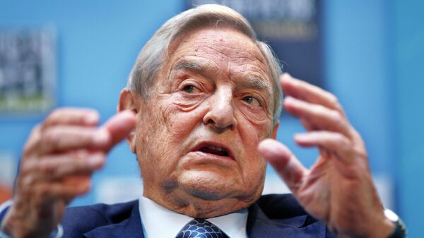 FILE - In this Sept. 24, 2011, file photo, George Soros speaks during a forum at the IMF/World Bank annual meetings in Washington. The AP reported on May 26, 2017 - Sputnik International