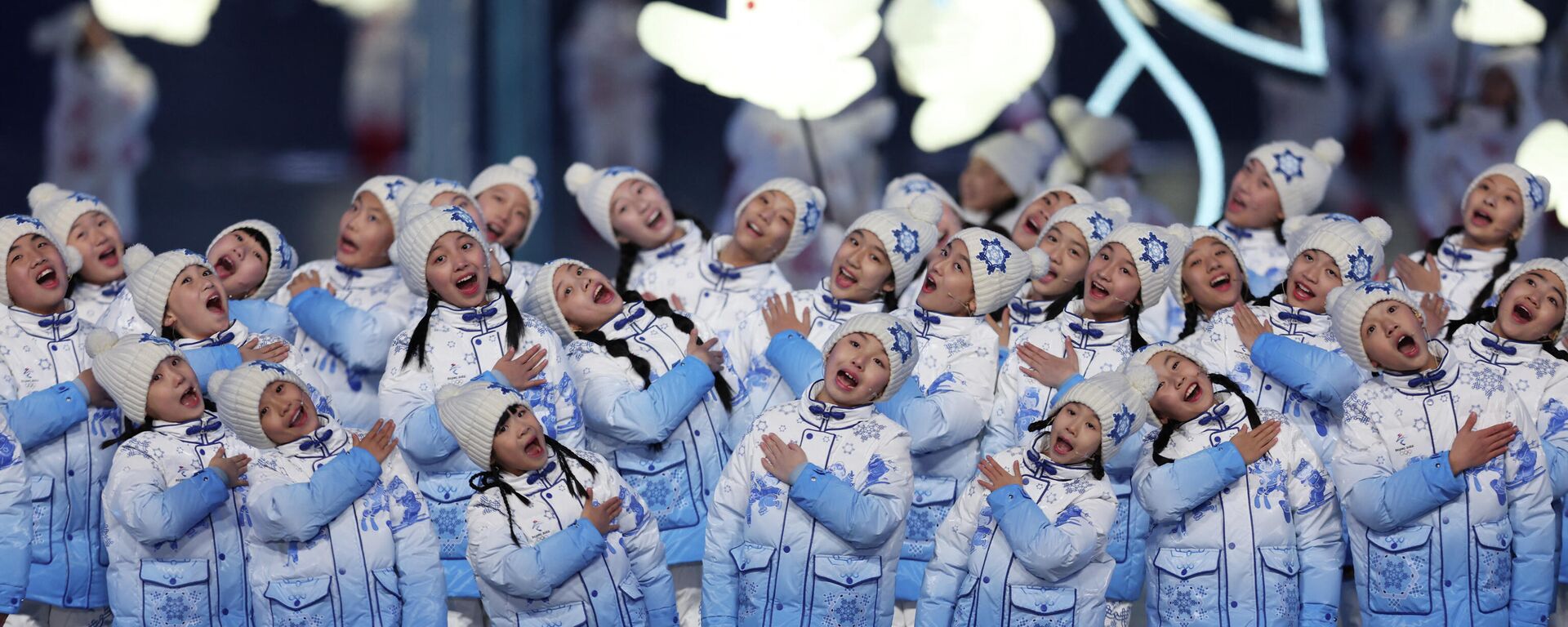 2022 Beijing Olympics - Opening Ceremony - National Stadium, Beijing, China - February 4, 2022. Performers during the opening ceremony.  - Sputnik International, 1920, 04.02.2022