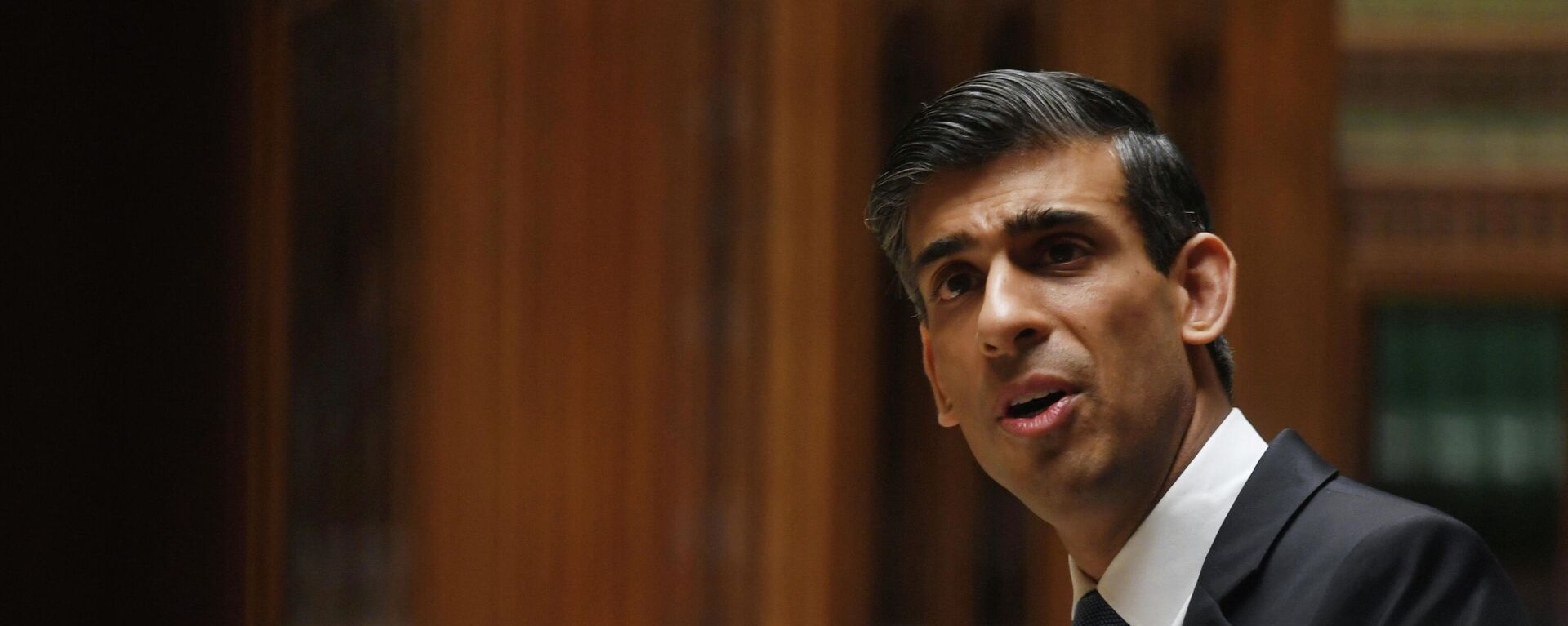 British Chancellor of the Exchequer Rishi Sunak delivers a statement on the economic update, at the House of Commons in London, Britain February 3, 2022 - Sputnik International, 1920, 05.02.2022