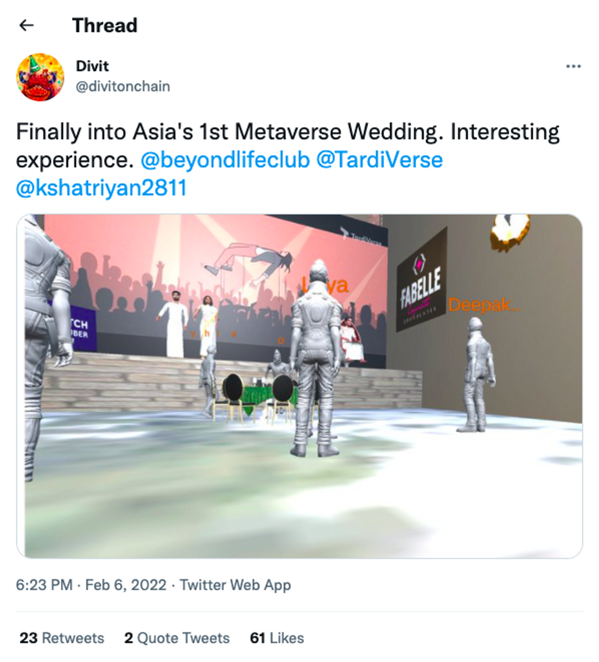 Indian Couple Ties Knot in Metaverse - Sputnik International, 1920, 07.02.2022