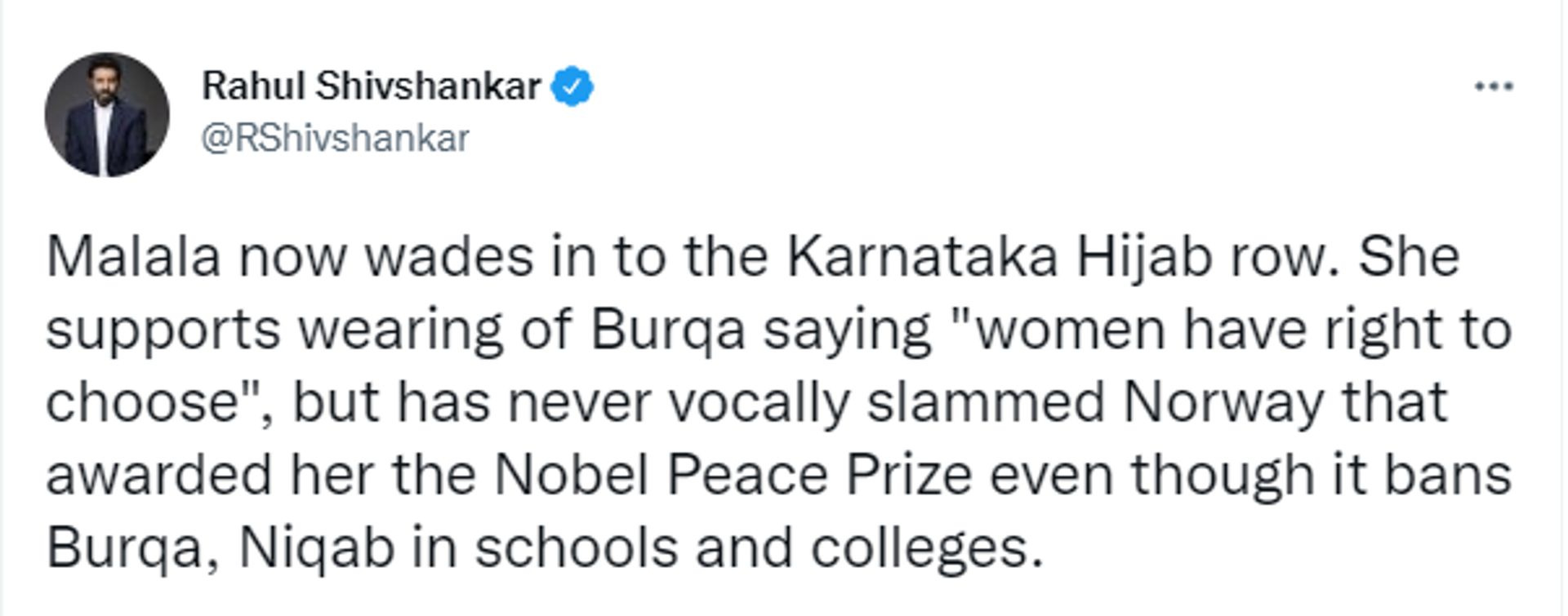 Malala Yousafzai faces backlash for wading into Karnataka hijab row. - Sputnik International, 1920, 09.02.2022