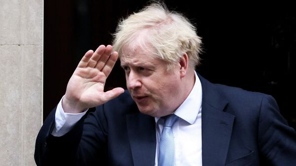British Prime Minister Boris Johnson leaves 10 Downing Street in London, Britain, February 9, 2022 - Sputnik International