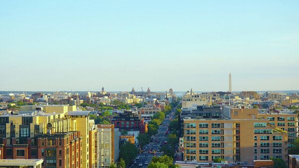 The skyline of Northwest Washington, DC, looking toward the Washington Monument - Sputnik International