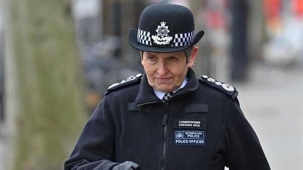 In this file photo taken on January 25, 2022 Metropolitan Police Commissioner Cressida Dick walks towards New Scotland Yard in central London. - Sputnik International