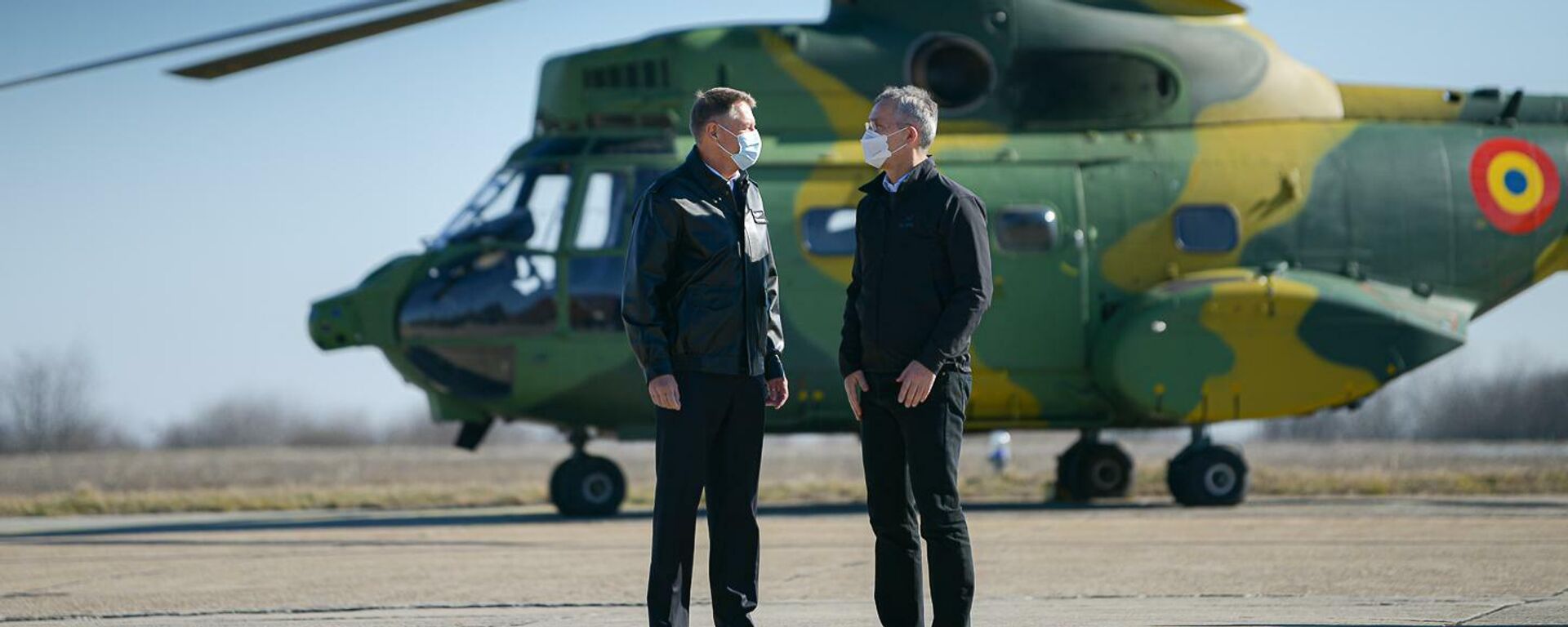 NATO chief Jens Stoltenberg meets with Romanian President Klaus Iohannis. 11 February 2022. - Sputnik International, 1920, 11.02.2022