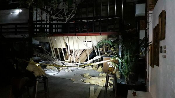 Aftermath of the mezzanine floor collapse at a pub in Hackney Wick, London - Sputnik International