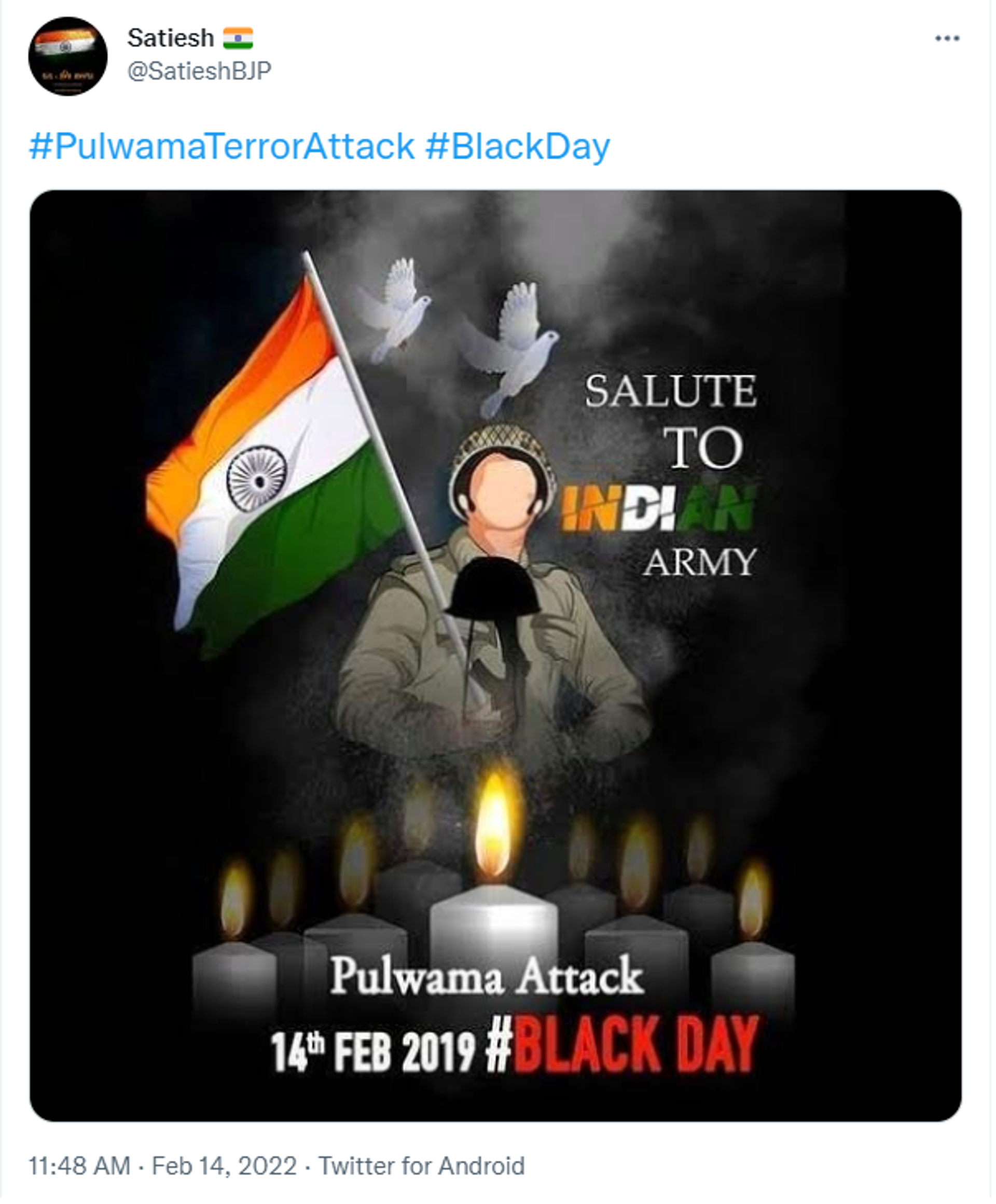 Black Day For India, 14 February, Indian Army, Pulwama Attack | WhatsApp  Status by #karanpandyatips - YouTube