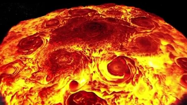 Pepperoni' storms on Jupiter! - Sputnik International