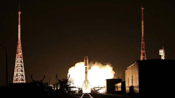 Soyuz rocket launches cargo to ISS from Baikonur - Sputnik International