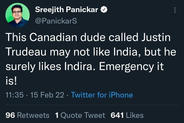 Indians Compare Canadian PM with India's Ex-Pm Indira Gandhi - Sputnik International
