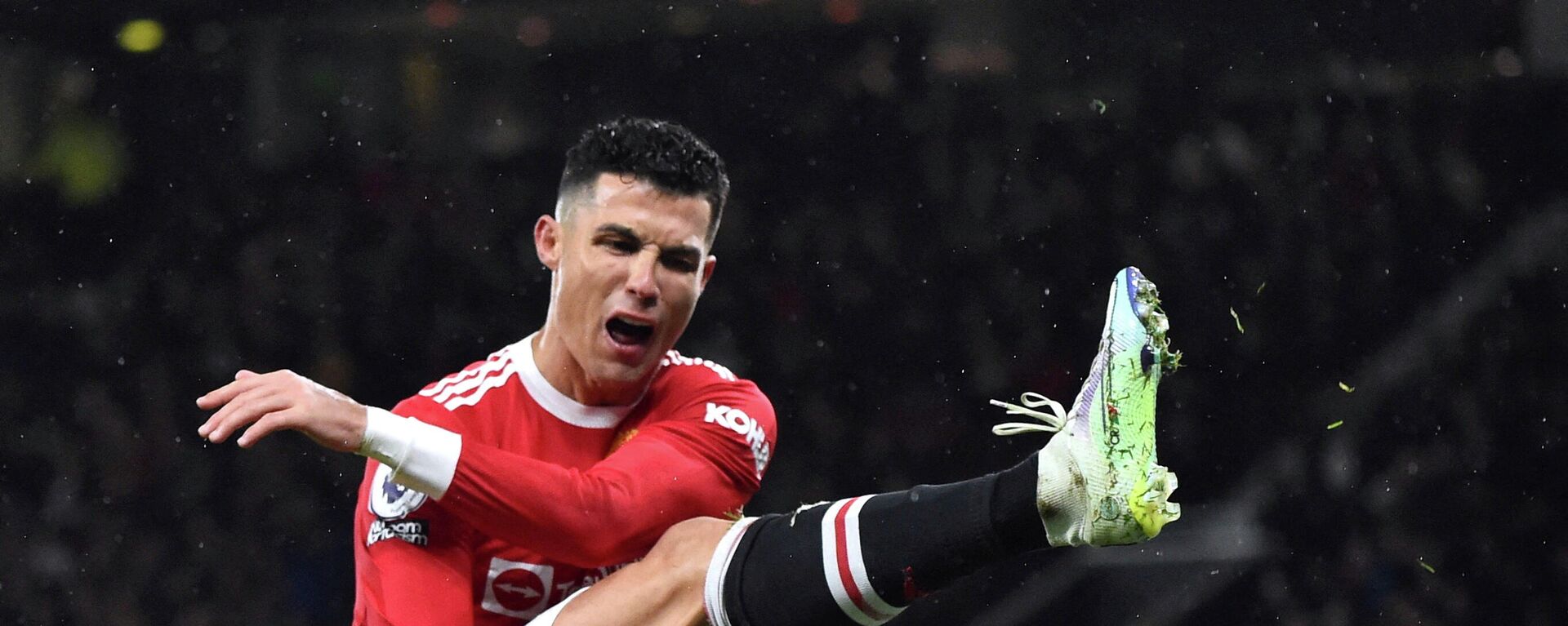 Soccer Football - Premier League - Manchester United v Brighton & Hove Albion - Old Trafford, Manchester, Britain - February 15, 2022  Manchester United's Cristiano Ronaldo reacts after missing a chance to score - Sputnik International, 1920, 06.03.2022