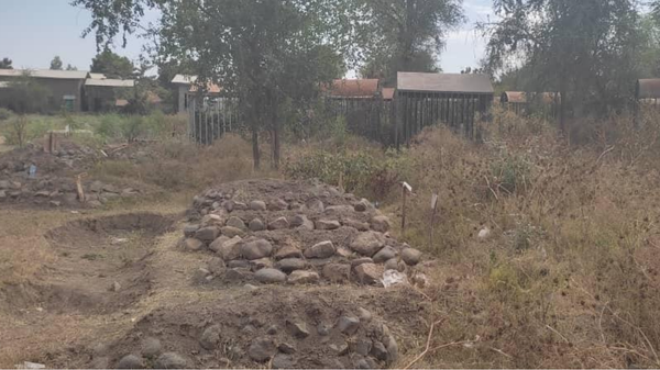 New graves in the St. George’s Church graveyard in Kobo, Ethiopia, where witnesses and survivors told Amnesty International that they buried those summarily killed by Tigrayan forces on 9 September 2021. - Sputnik International