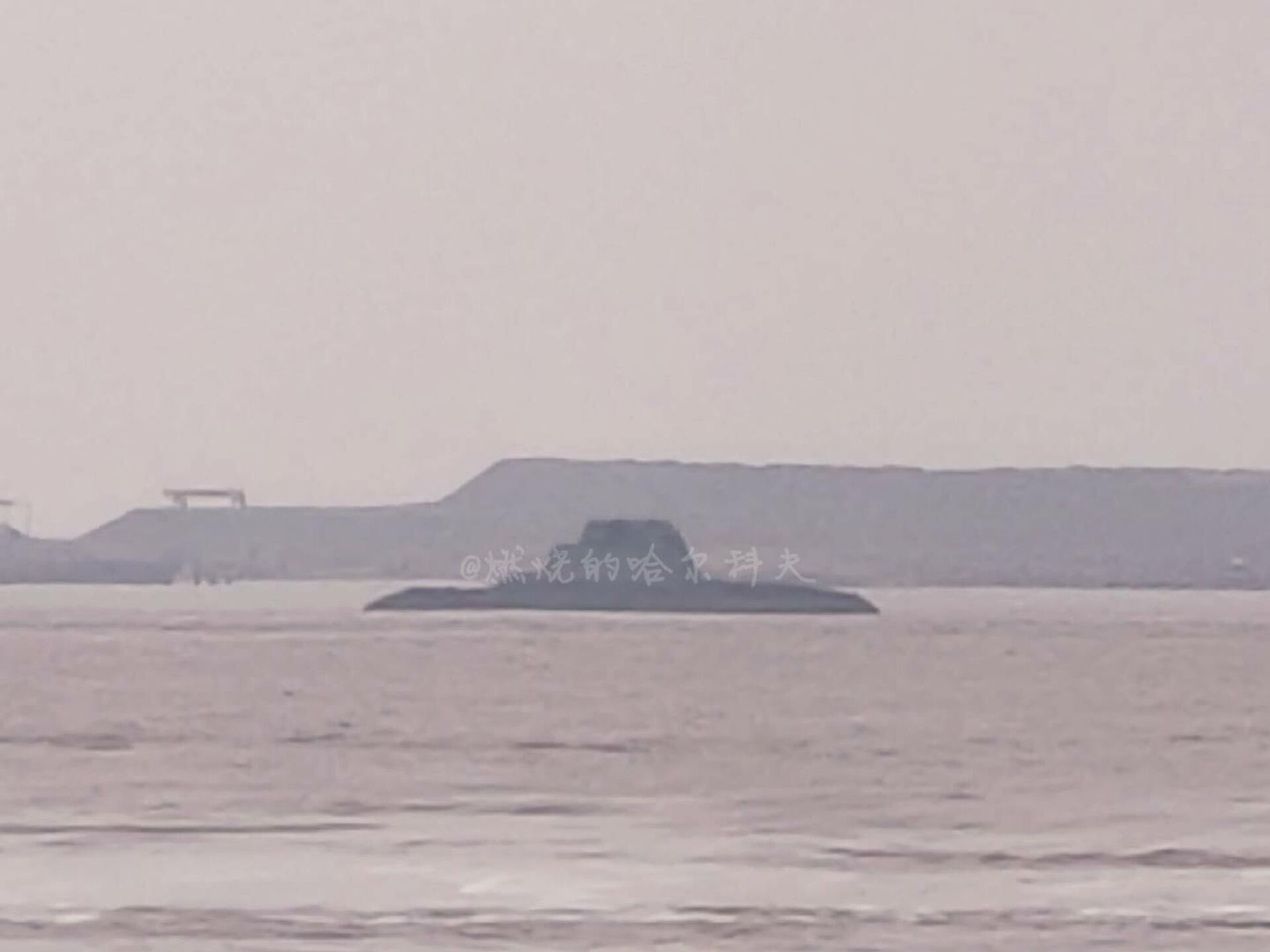 Purported image of a Chinese stealth vessel that appeared on Sina Weibo in February 2022 - Sputnik International, 1920, 17.02.2022