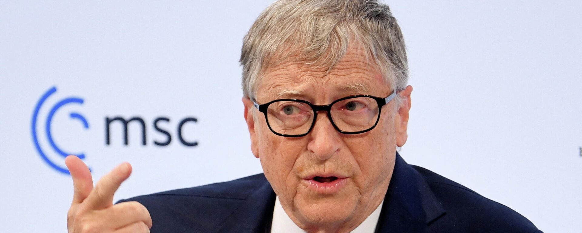 American businessman Bill Gates gestures during the annual Munich Security Conference, in Munich, Germany February 18, 2022. - Sputnik International, 1920, 18.02.2022