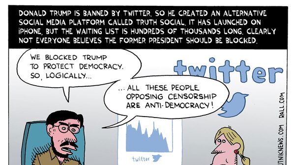 Truth Social Comic - Sputnik International