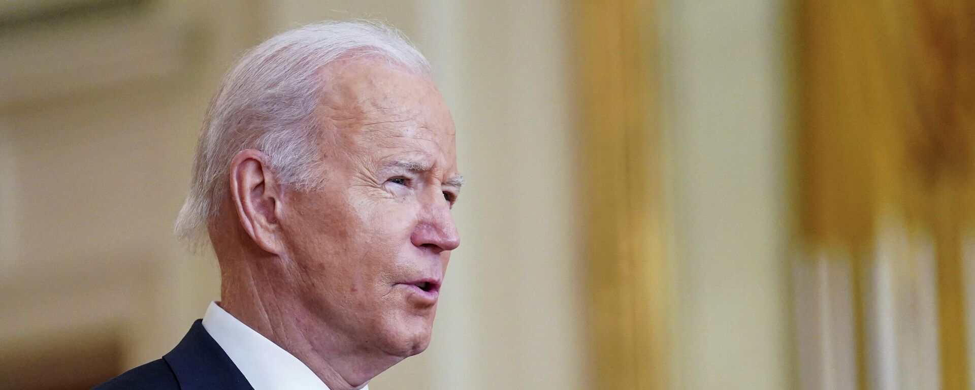 U.S. President Joe Biden provides an update on Russia and Ukraine during remarks in the East Room of the White House in Washington, U.S., February 22, 2022. REUTERS/Kevin Lamarque - Sputnik International, 1920, 15.03.2022