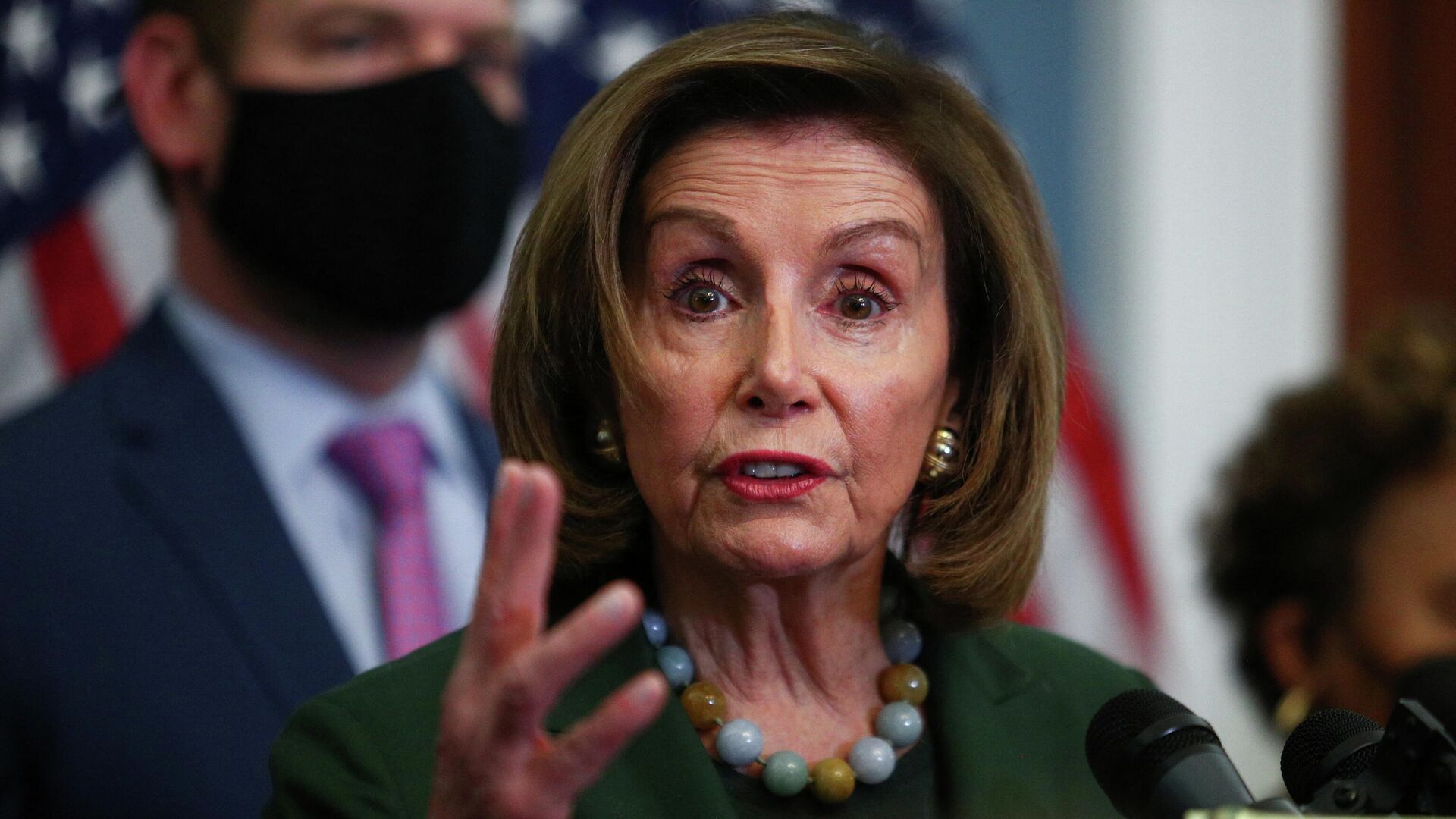 U.S. Speaker of the House Nancy Pelosi (D-CA) speaks during a weekly news conference on Capitol Hill in Washington, U.S., February 23, 2022 - Sputnik International, 1920, 23.02.2022