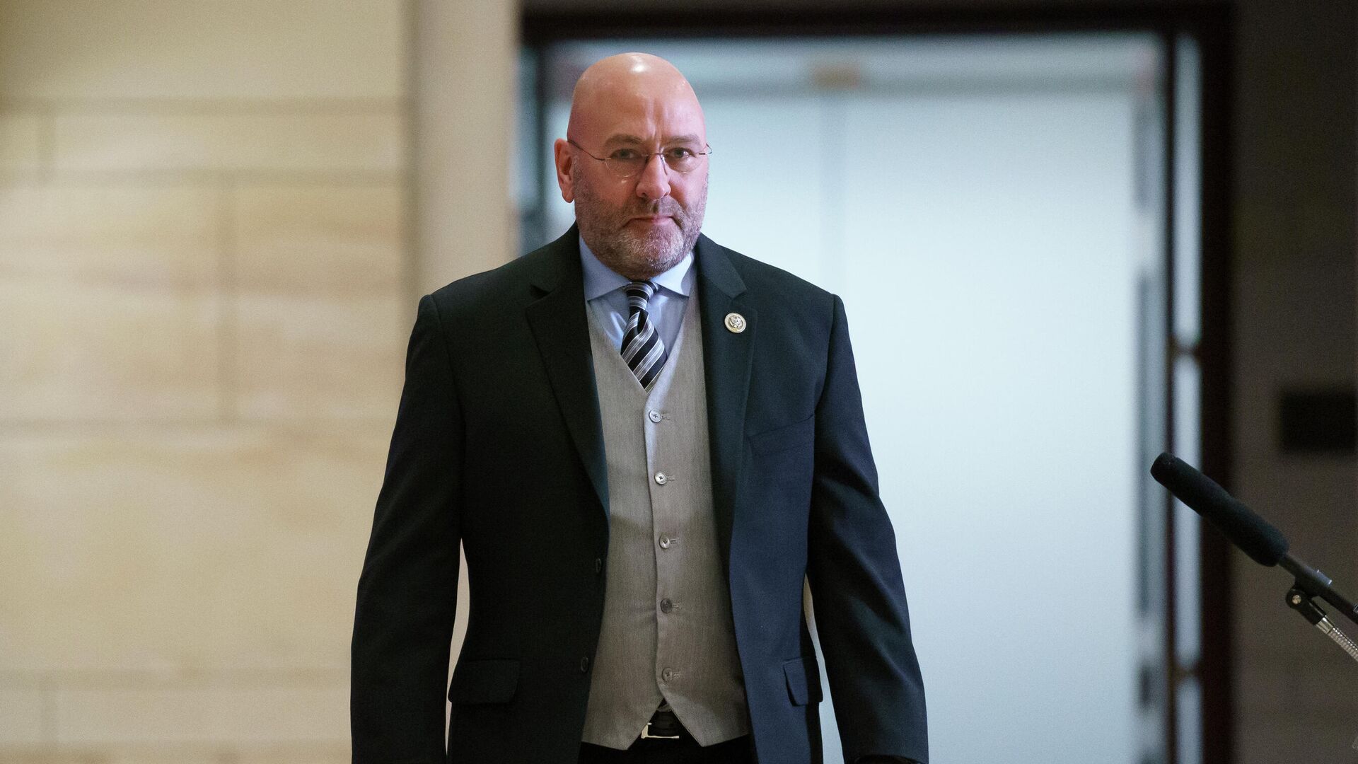 Rep. Clay Higgins, R-La., arrives as the House Republican Conference meets to elect a new chair, at the Capitol in Washington, Friday, May 14, 2021. - Sputnik International, 1920, 28.02.2022