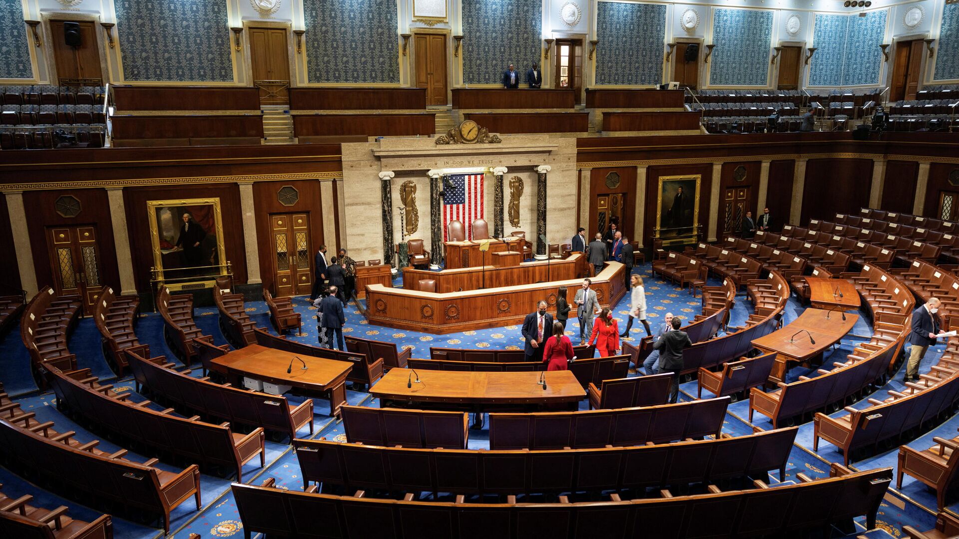 The U.S. House of Representatives ahead of President Joe Biden's first State of the Union Address in the U.S. Capitol in Washington, DC, U.S, March 1, 2022. - Sputnik International, 1920, 10.03.2022