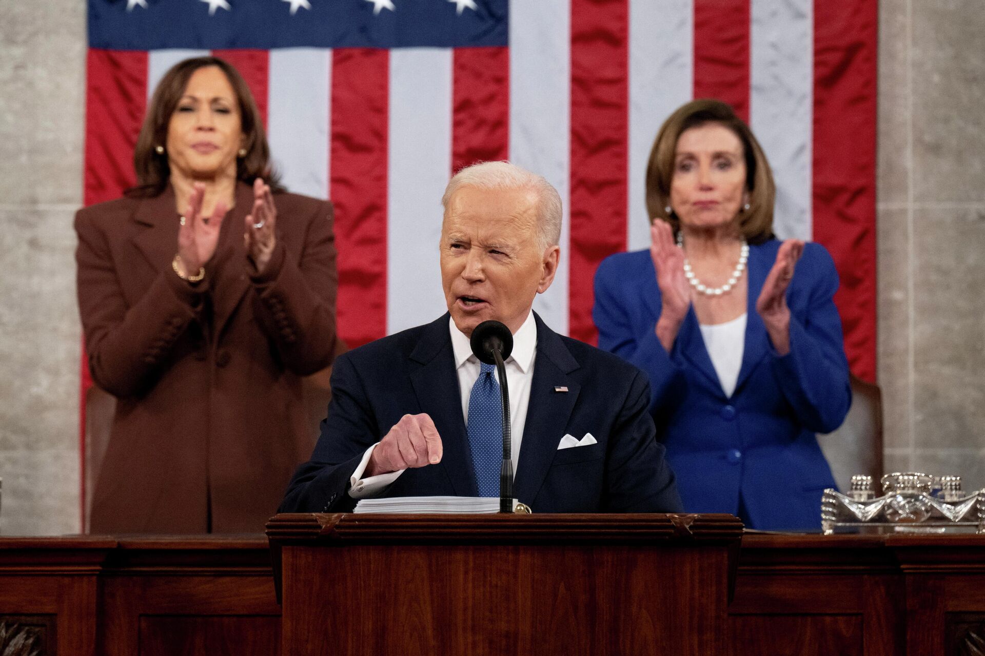 U.S. President Joe Biden delivers the State of the Union address at the U.S. Capitol in Washington, DC, U.S, March 1, 2022 - Sputnik International, 1920, 08.03.2022