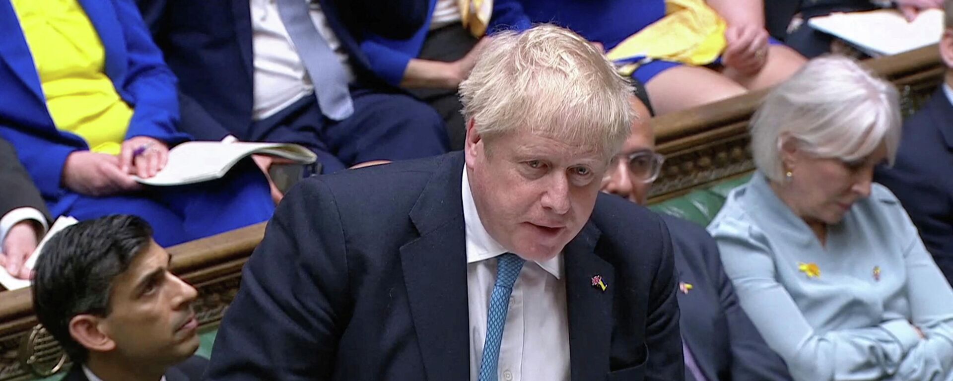 British PM Johnson attends weekly question time debate in London - Sputnik International, 1920, 02.03.2022