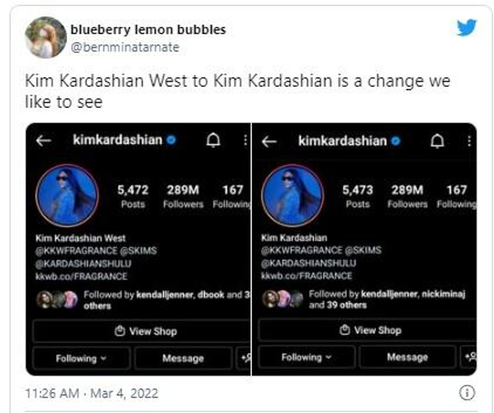 Netizens react to Kim Kardashian dropping West from her last name. - Sputnik International, 1920, 04.03.2022