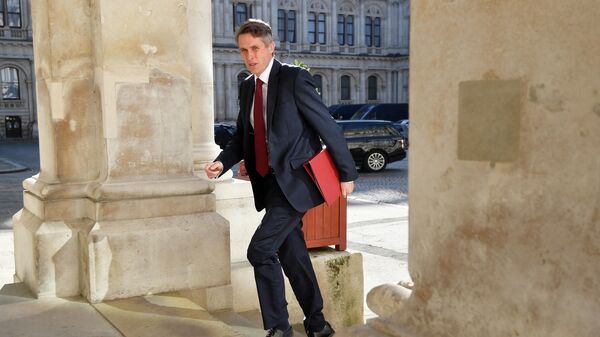 FILE - In this Tuesday Sept. 1, 2020 file photo, Britain's Secretary of State for Education Gavin Williamson arrives to attend a cabinet meeting of senior government ministers at the Foreign and Commonwealth Office FCO in London - Sputnik International