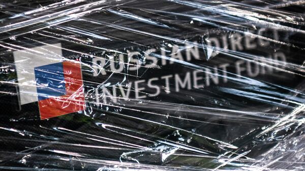Russian Direct Investment Fund logo - Sputnik International
