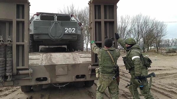 Russian forces in Kherson - Sputnik International