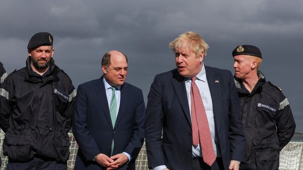 British Prime Minister Boris Johnson visits Cammell Laird shipyard in Merseyside - Sputnik International