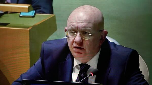 Russia’s envoy to the UN Vassily Nebenzia  - Sputnik International