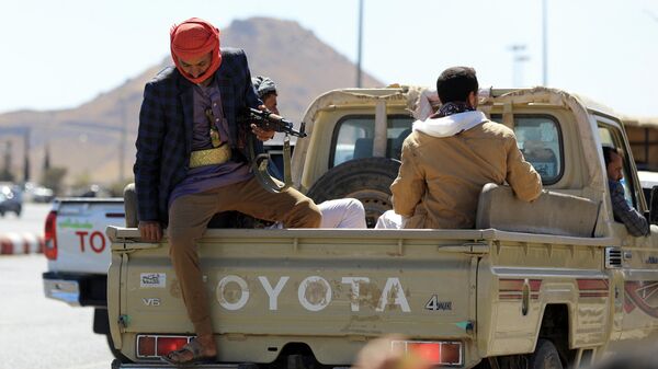 Yemen's Houthi militants in Sanaa - Sputnik International