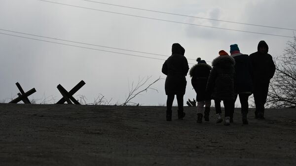 Refugees leaving Mariupol - Sputnik International